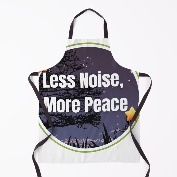 Item preview, Less Noise, More Peace – Minimalist Calm Quote Design designed and sold by ArtistryByMeem .
