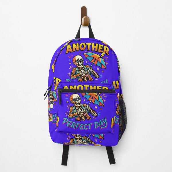 Item preview, ANOTHER PERFECT DAY: Pop Art Skeleton with Umbrella and Lightning designed and sold by Virtualstars.