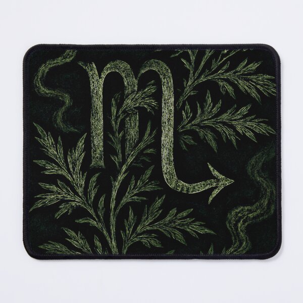 Item preview, Scorpio’s Poison – Wormwood Zodiac Botanical Art designed and sold by LuxuryApparels.