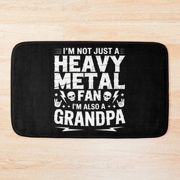 Item preview, I_m a Heavy Metal Fan & a Grandpa Heavy Metal designed and sold by LittleBO5.