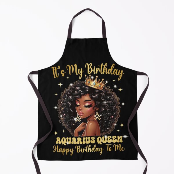 Item preview, Melanin Aquarius Queen Happy Birthday To Me Zodiac Black Girl Magic designed and sold by EricCotanori.