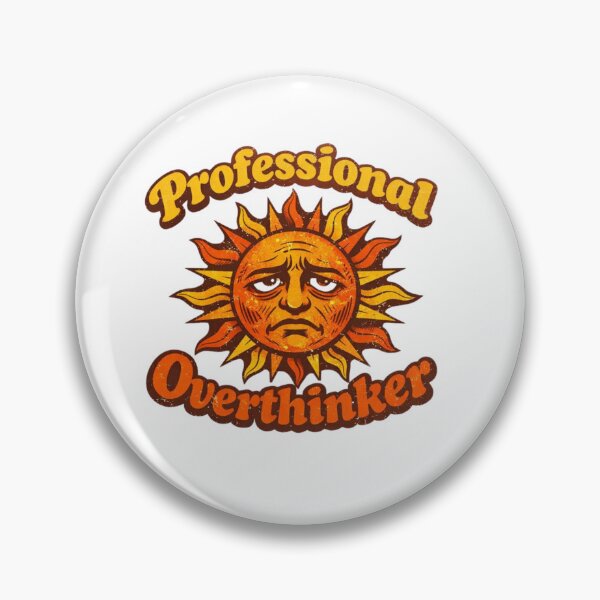 Item preview, Professional Overthinker Certified Stress Expert Retro Sarcastic designed and sold by Supergrafix07.