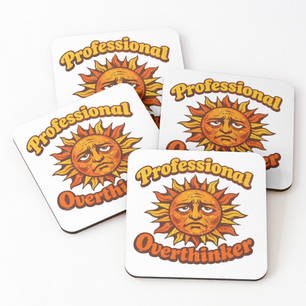 Item preview, Professional Overthinker Certified Stress Expert Retro Sarcastic designed and sold by Supergrafix07.