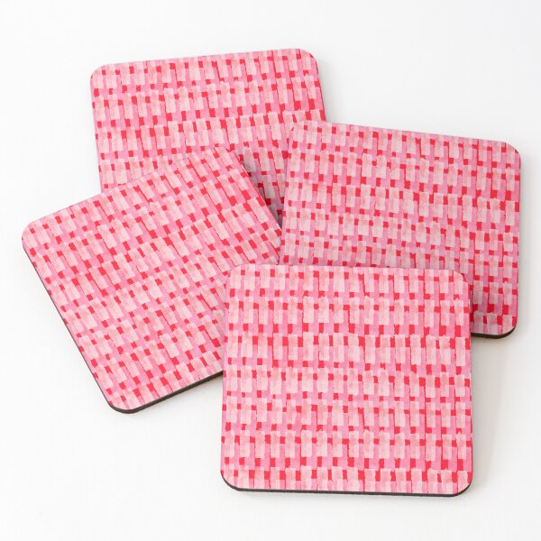 Item preview, Pink and Red, Brush Strokes, Geometric  designed and sold by OneThreeSix.