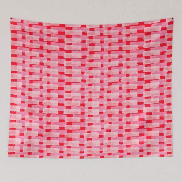 Item preview, Pink and Red, Brush Strokes, Geometric  designed and sold by OneThreeSix.