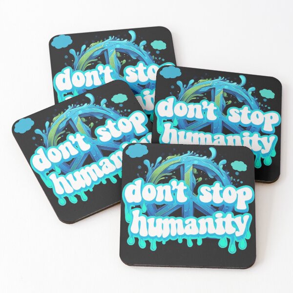 Item preview, Don’t Stop Humanity - peace symbol designed and sold by Stefrait-7.