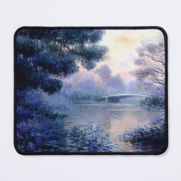 Item preview, Morning on the Seine near Giverny - Serene Beauty of the Seine River at Dawn designed and sold by artdesignsnow.