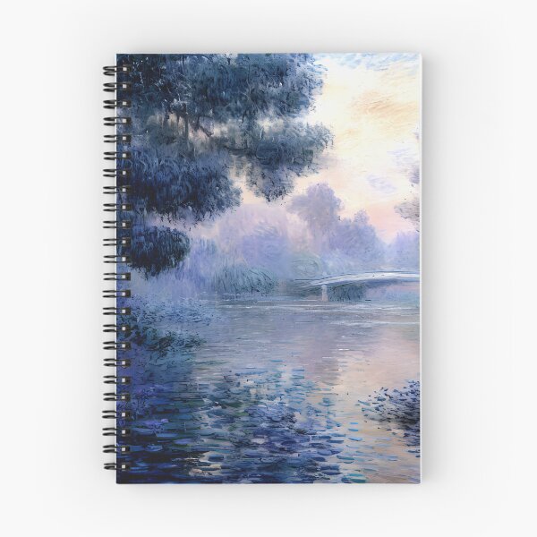 Item preview, Morning on the Seine near Giverny - Serene Beauty of the Seine River at Dawn designed and sold by artdesignsnow.