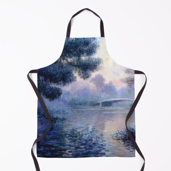 Item preview, Morning on the Seine near Giverny - Serene Beauty of the Seine River at Dawn designed and sold by artdesignsnow.