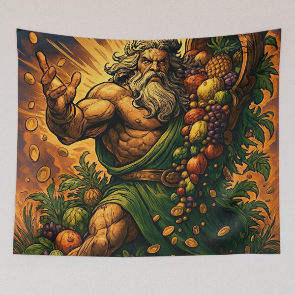 Item preview, God of abundance | Comics stylCartoone -  designed and sold by ComicsFactory.