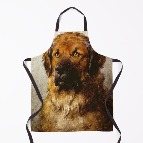 Item preview,  Otto Eerelman's Head of a Leonberger Dog Artwork Painting designed and sold by thecooltable.