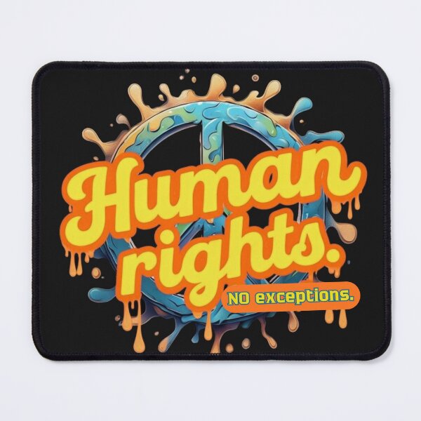 Item preview, Human Rights. No Exceptions. - peace symbol designed and sold by Stefrait-7.