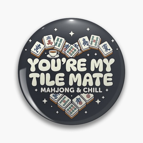 Item preview, You’re My Tile Mate 1 – Mahjong Valentine Pun (Mahjong & Chill) Cute Gift designed and sold by InkoraLab.
