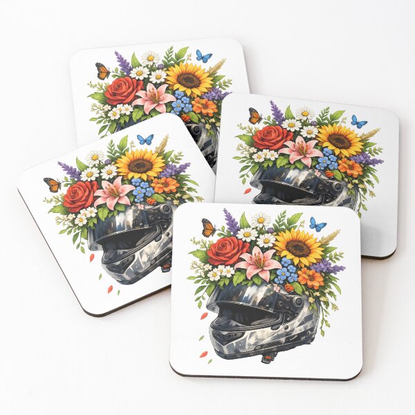 Item preview, Flowers growing from helmet designed and sold by DrawingAndText.