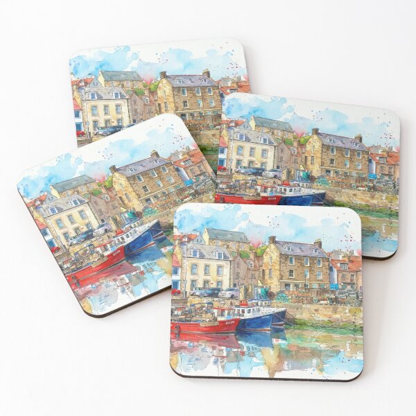 Item preview, Pittenweem, Fife, Scotland Watercolour  designed and sold by davidelder.