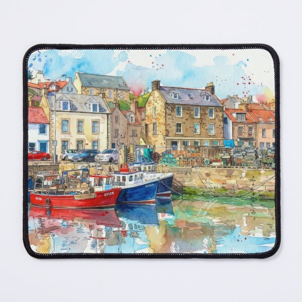 Item preview, Pittenweem, Fife, Scotland Watercolour  designed and sold by davidelder.
