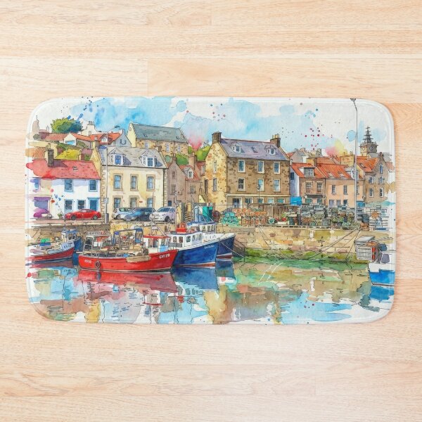 Item preview, Pittenweem, Fife, Scotland Watercolour  designed and sold by davidelder.