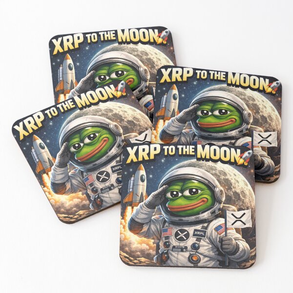 Item preview, XRP To The Moon Pepe Astronaut – Funny Crypto Meme Ripple Moon Mission Design designed and sold by LintonGriffin.