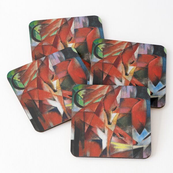 Item preview, Franz Marc's The Foxes Cubism Art designed and sold by thecooltable.
