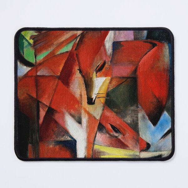 Item preview, Franz Marc's The Foxes Cubism Art designed and sold by thecooltable.