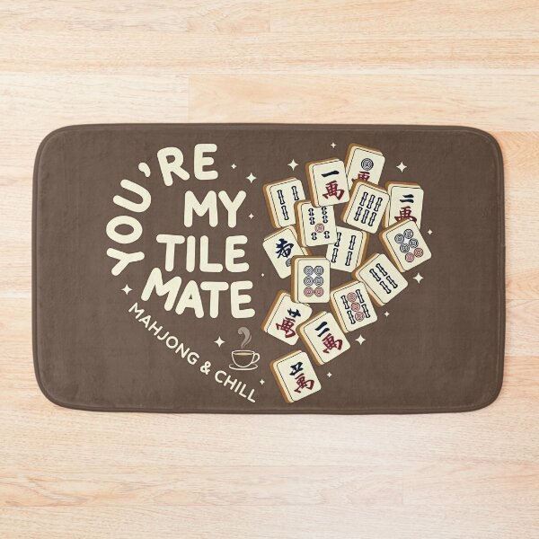 Item preview, You’re My Tile Mate 2 – Mahjong Valentine Pun (Mahjong & Chill) Cute Gift designed and sold by InkoraLab.