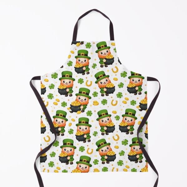 Item preview, Cute Leprechaun St Patrick’s Day Pattern designed and sold by DreamArtmaStudio.