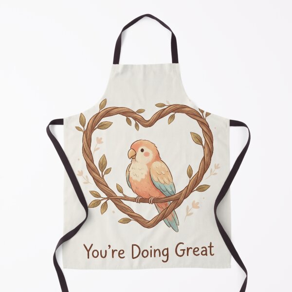 Item preview, Supportive Cute Parrot – Motivational Poster for Office designed and sold by Nice Vibes Prints.