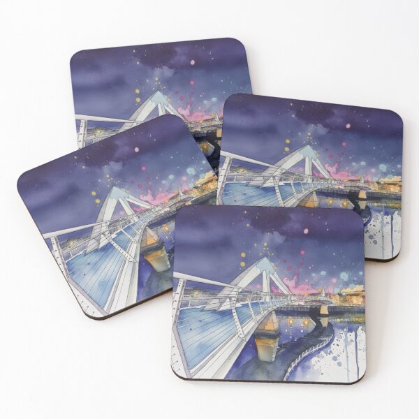 Item preview, Sqiggly Bridge, Glasgow Watercolour designed and sold by davidelder.