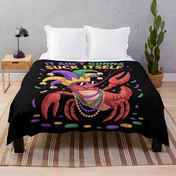 Item preview, It Aint Gonna Suck Itself Crawfish Funny Mardi Gras 2 designed and sold by TikCore.