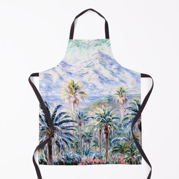 Item preview, Palm Trees at Bordighera - A Sunlit Mediterranean Landscape   designed and sold by artdesignsnow.