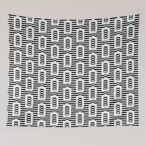 Item preview, Optical illusion Letter D Design designed and sold by GTeoArt.