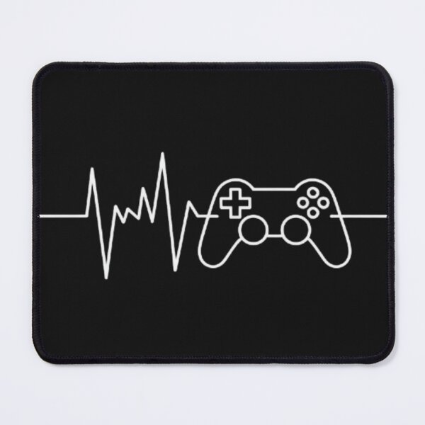 Item preview, Gaming Heartbeat Controller – Minimalist Gamer Life Line Design designed and sold by DesignNadine.