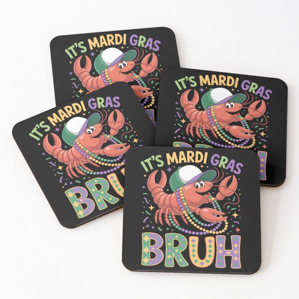 Item preview, It_s Mardi Gras Bruh Dabbing Crawfish Carnival designed and sold by TikCore.