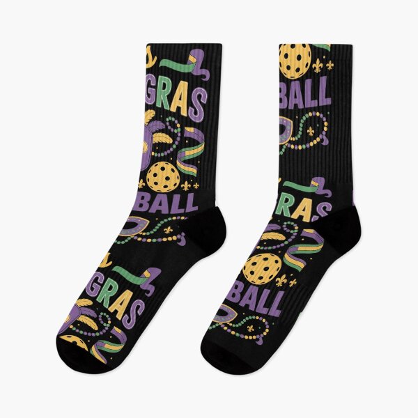 Item preview, It_s Mardi Gras Pickleball Player Team Masked Beads designed and sold by TikCore.