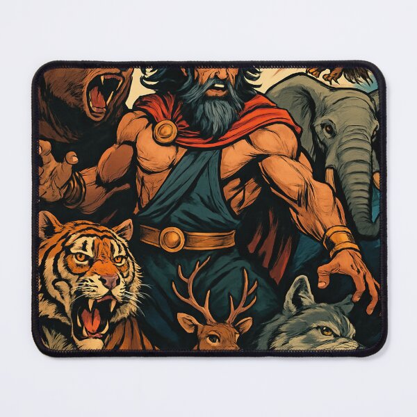 Item preview, God of animals | Comics stylCartoone - designed and sold by ComicsFactory.