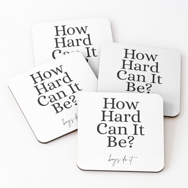 Item preview, How Hard Can It Be? Boys Do It designed and sold by Dondonmart.