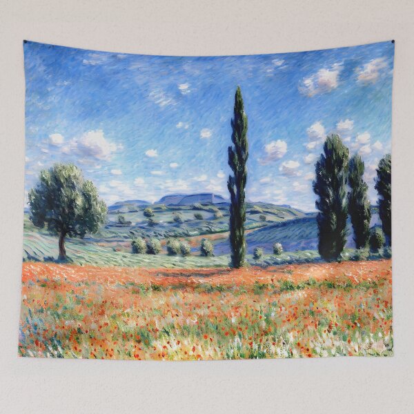 Item preview, Poppy Field, Giverny - Idyllic Summer Landscape designed and sold by artdesignsnow.