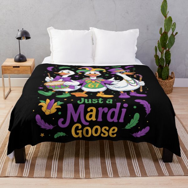 Item preview, Just a Mardi Goose for Youth Mardi Gras designed and sold by TikCore.