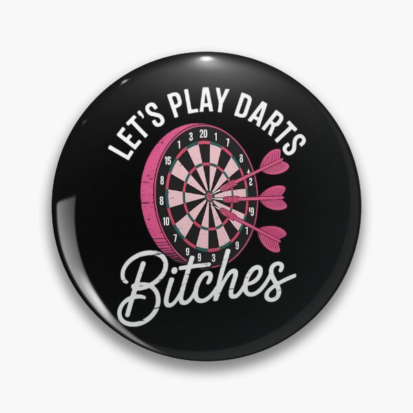 Item preview, Let_s Play Darts Bitches Dartboard Dart Player Grunge designed and sold by TikCore.