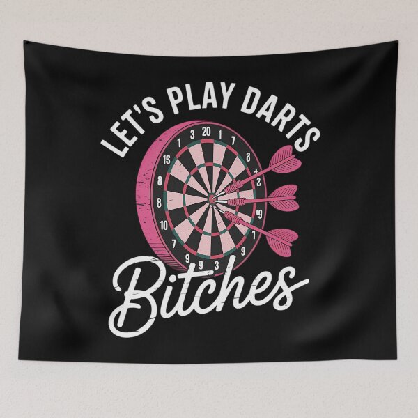 Item preview, Let_s Play Darts Bitches Dartboard Dart Player Grunge designed and sold by TikCore.