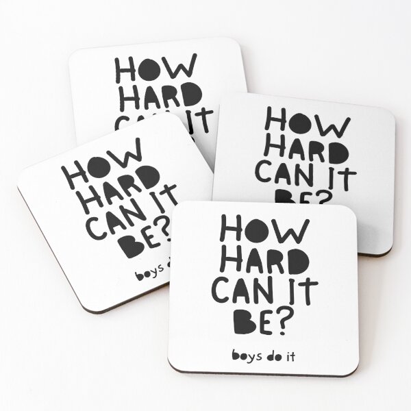 Item preview, How Hard Can It Be? Boys Do It designed and sold by Dondonmart.
