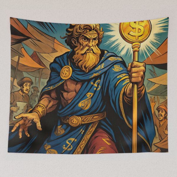 Item preview, God of commerce | Comics stylCartoone -  designed and sold by ComicsFactory.