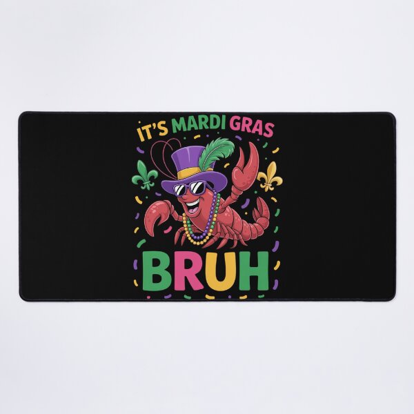 Item preview, It_s Mardi Gras Bruh Dabbing Crawfish designed and sold by TikCore.