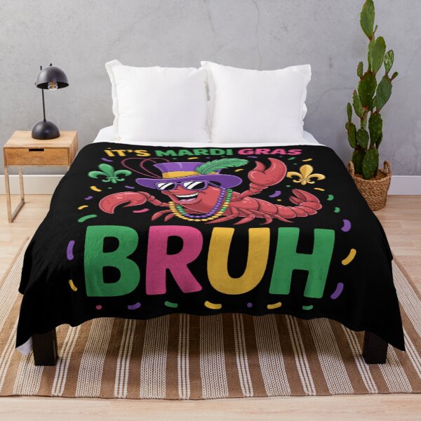 Item preview, It_s Mardi Gras Bruh Dabbing Crawfish designed and sold by TikCore.
