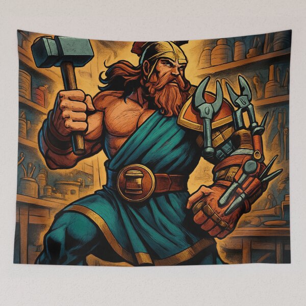 Item preview, God of crafts | Comics stylCartoone -  designed and sold by ComicsFactory.
