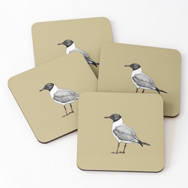 Item preview, Laughing gull Seagull Maryland pen and ink designed and sold by S-M-P-A.