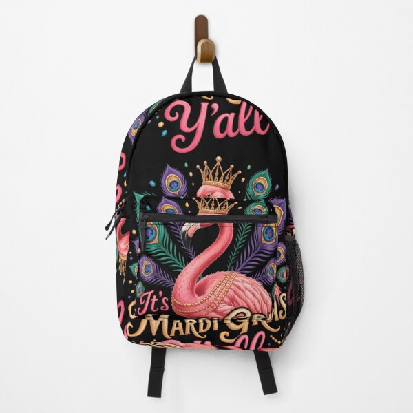 Item preview, Its Mardi Gras Y_all Flamingo Mardi Gras designed and sold by TikCore.