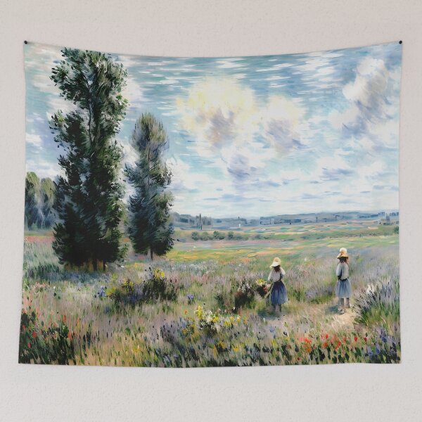 Item preview, Poppy Fields near Argenteuil: Captivating Impressionist Landscape designed and sold by artdesignsnow.