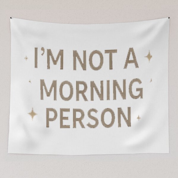 Item preview, I'm not a morning person designed and sold by DinsignStudio.