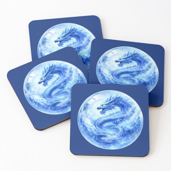 Item preview, Blue Dragon Crystal – Water Spirit Energy Orb designed and sold by Dragon-Samurai.